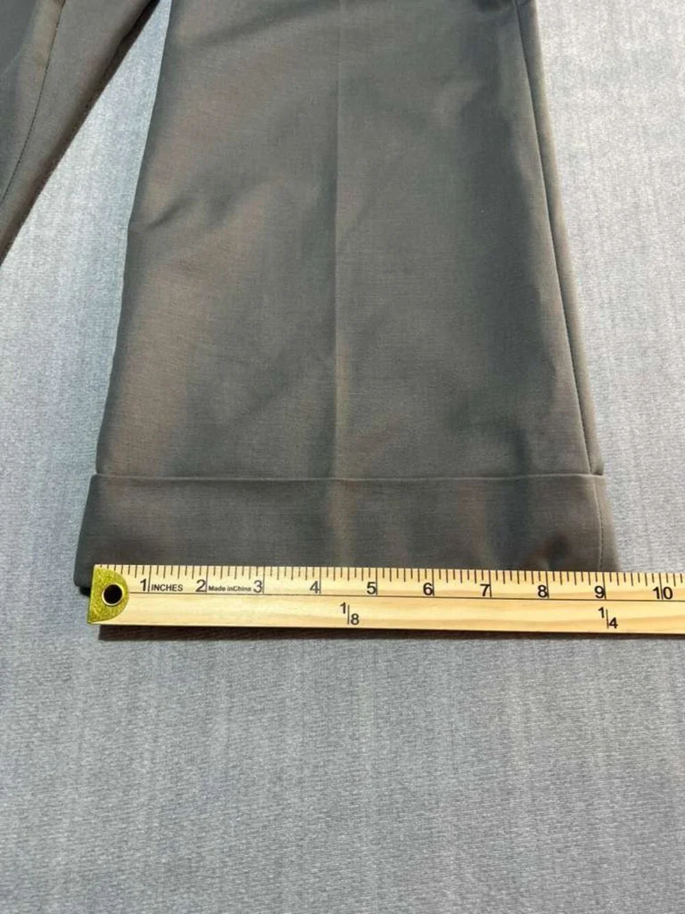 Banana Republic 718 Martin Fit Gray Stretch Dress Pants Women’s Size 4 - Picture 5 of 9